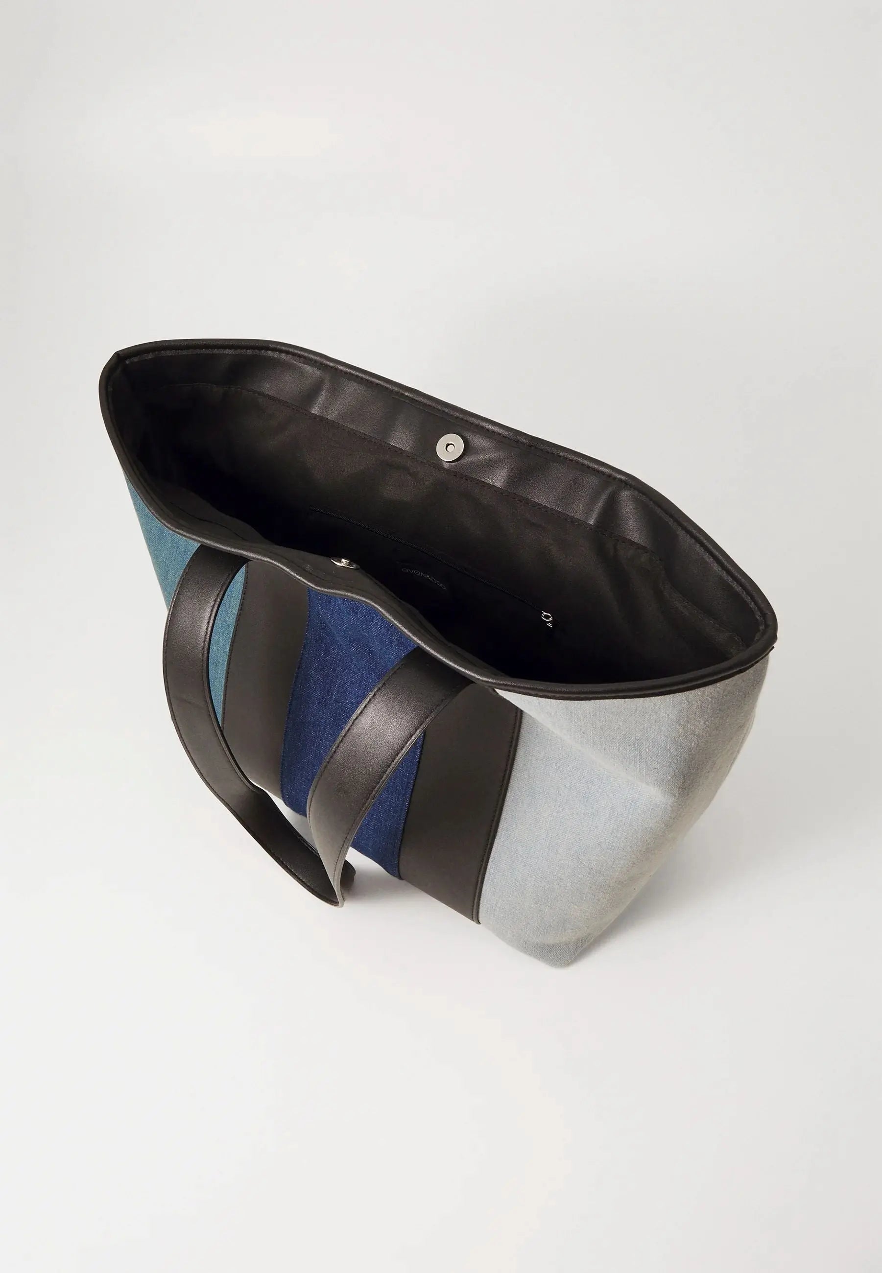 DENIM PATCHWORK - Sac Cabas - bleu Even&Odd