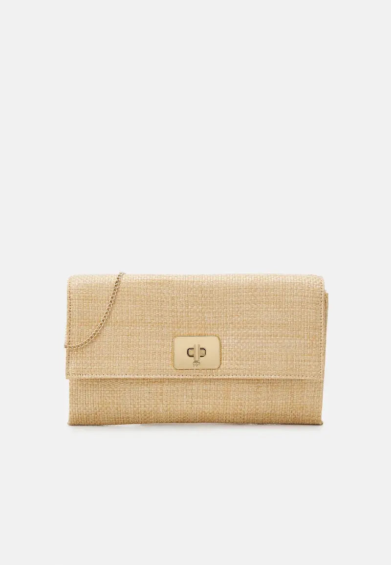 ENVELOPE BAG SUNFLOWER NATURAL - Pochette - natural color Parfois
