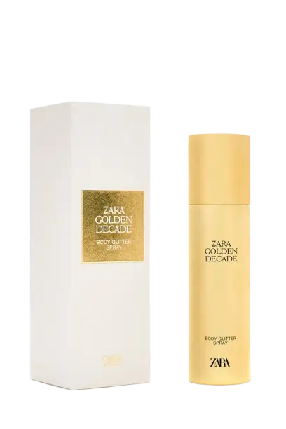 Golden Decade Body Glitter Spray Zara