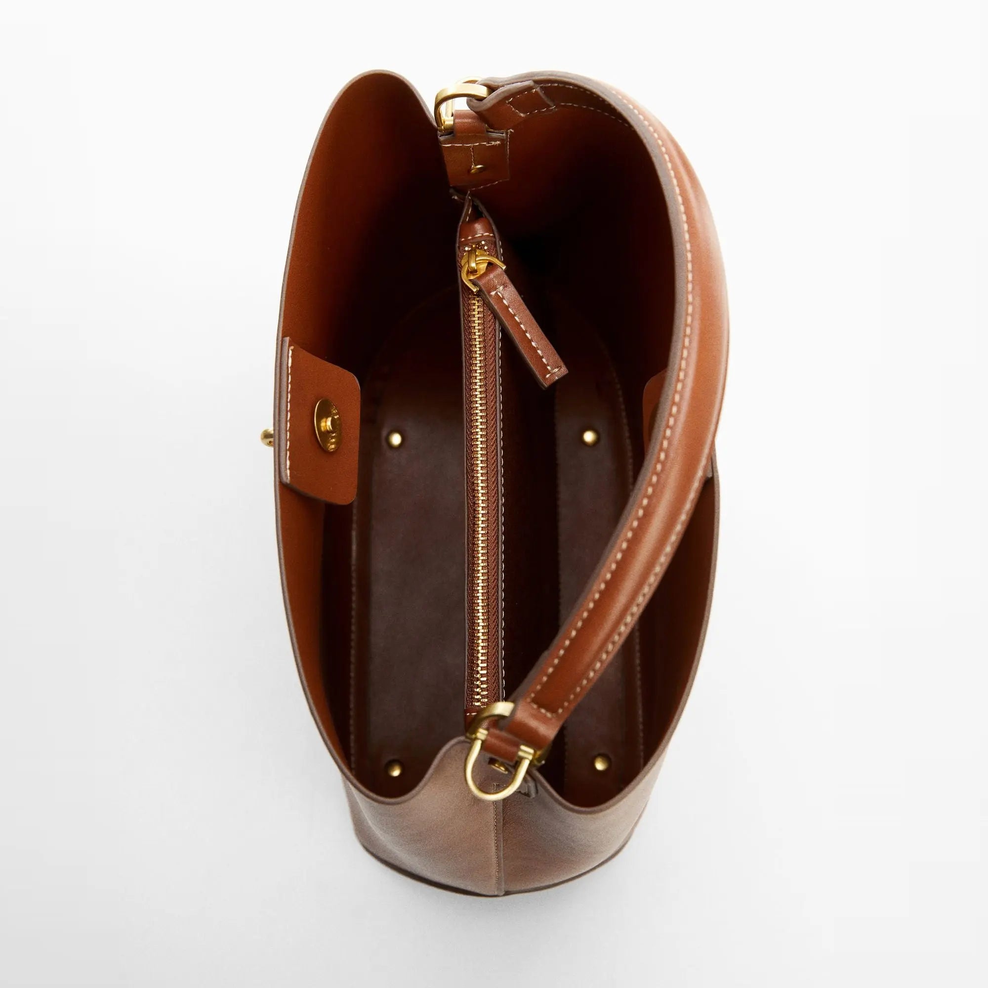 Sac cabas cadenas Miguel - marron Mango