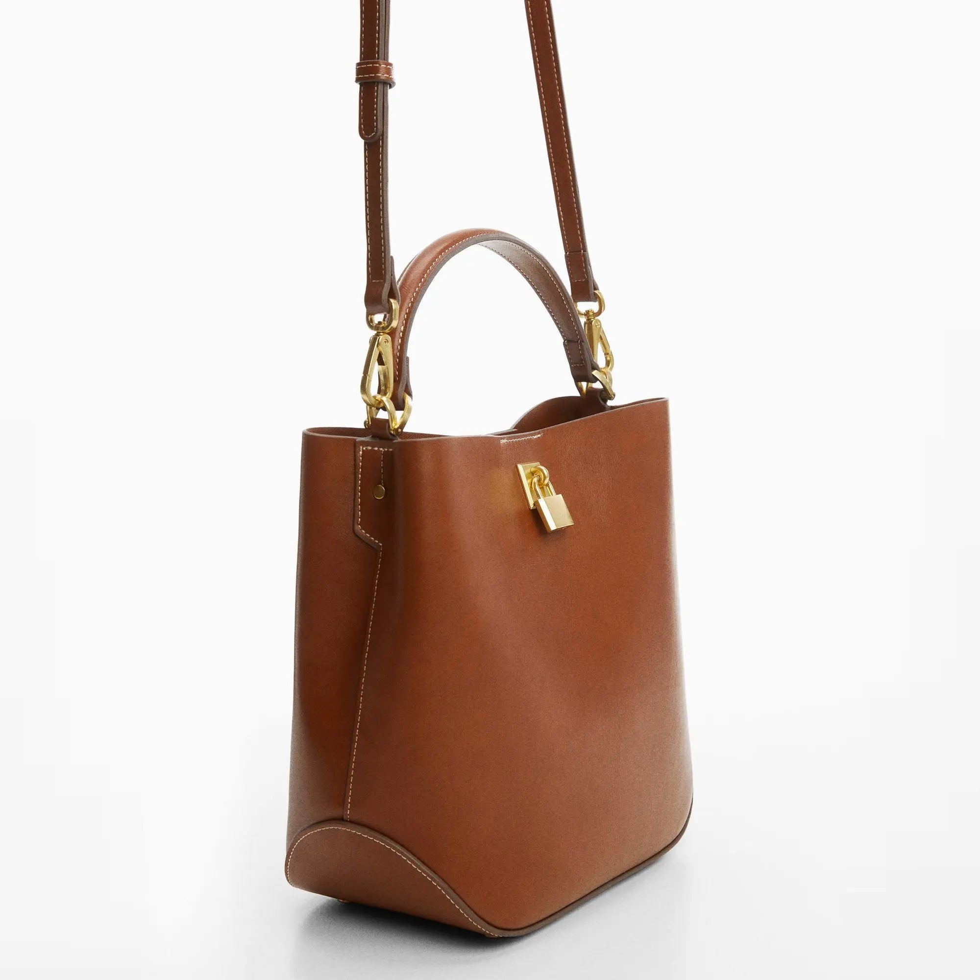 Sac cabas cadenas Miguel - marron Mango
