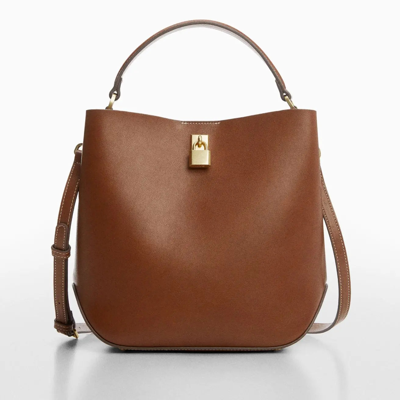 Sac cabas cadenas Miguel - marron Mango