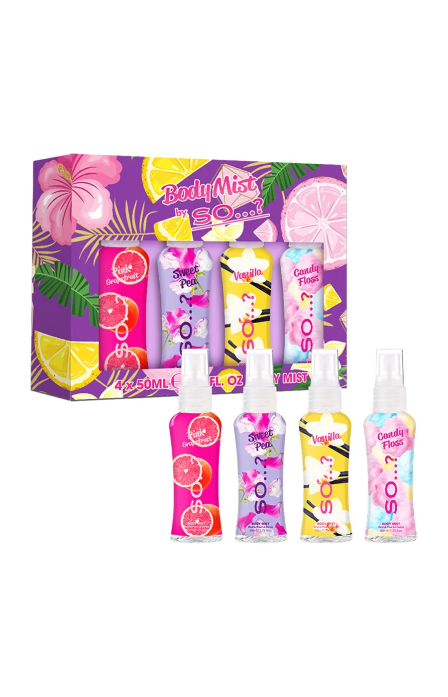 Coffret de brumes parfumées - Mini Mist Gift - 4 produits Diane Castel