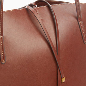 Sac cabas anse double Marua - tabac