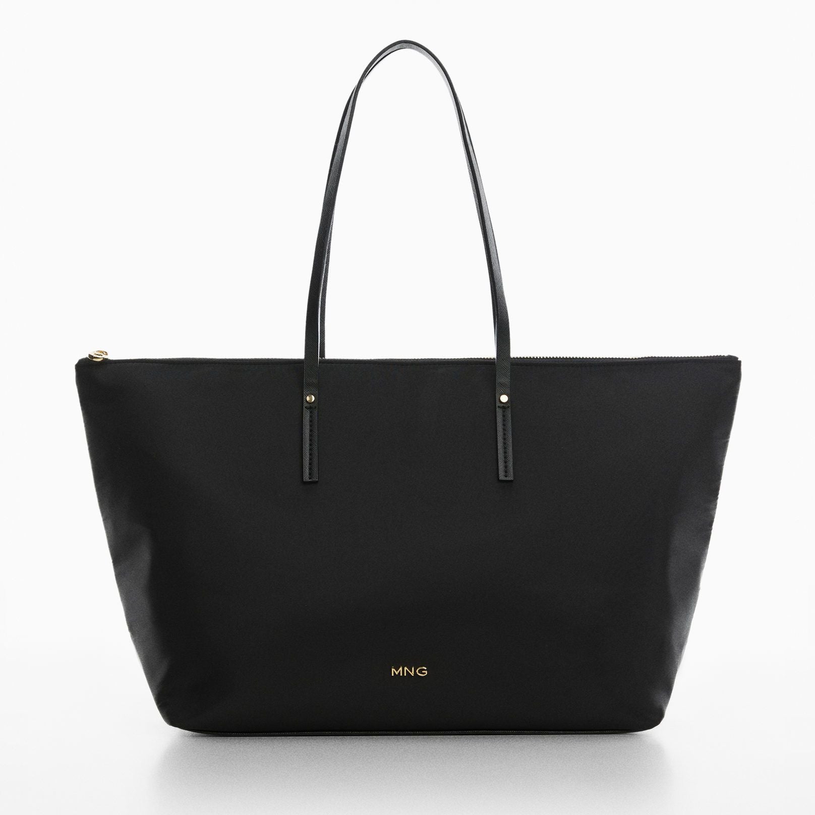 Sac shopper tissu technique Lola - noir