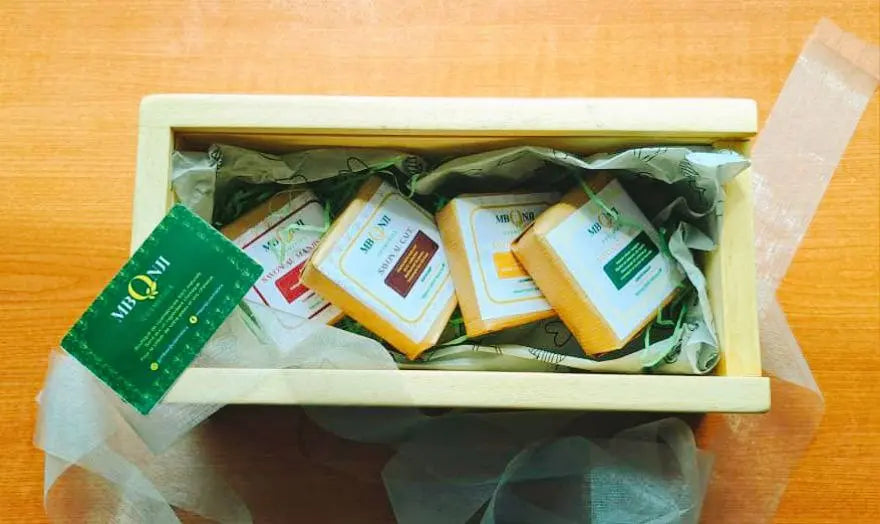 Box Cosmétique Saint-Valentin Savons Naturels Mbonji Cosmetics