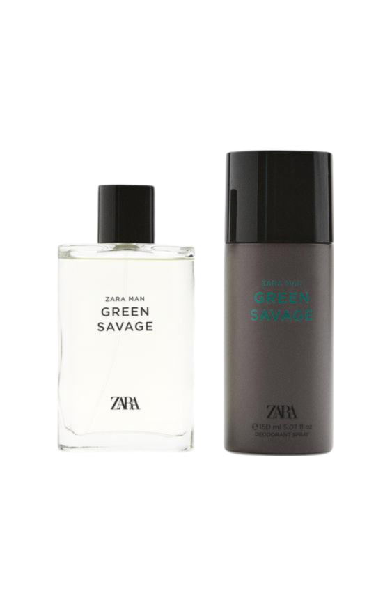 Coffret Green Savage Edt Homme 90 ml + Deodorant Spray 150 ml