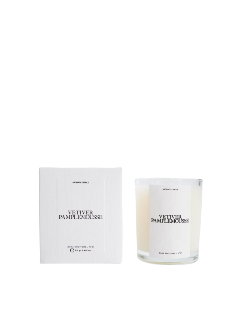 VETIVER GRAPEFRUIT SCENTED CANDLE 200G