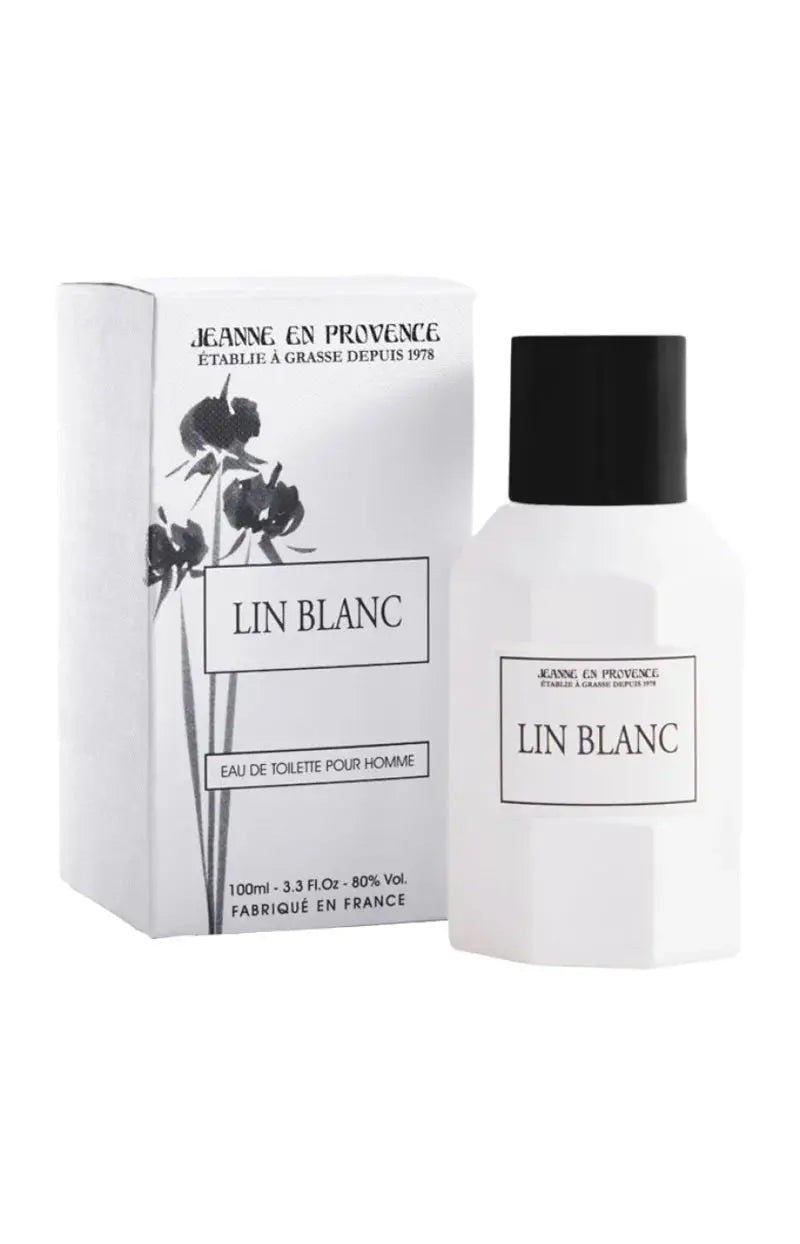 Lin Blanc Eau de toilette - Floral fruité - Homme - 100 ml Jeanne en Provence