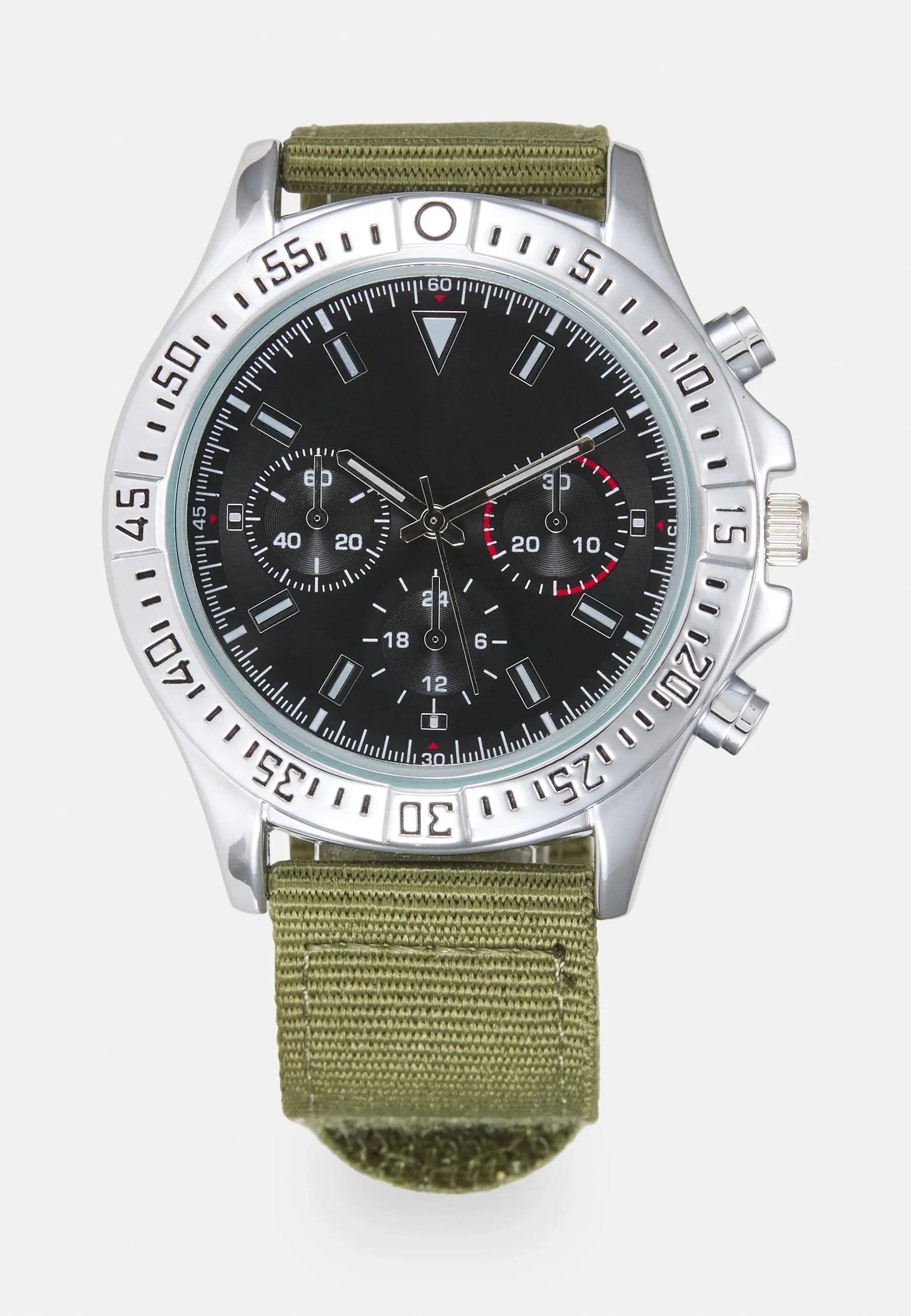 Montre-unisex-bracelet-vert-finition-poli-