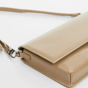 Sac verni double compartiment Karen - marron moyen Mango