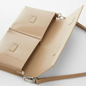 Sac verni double compartiment Karen - marron moyen Mango