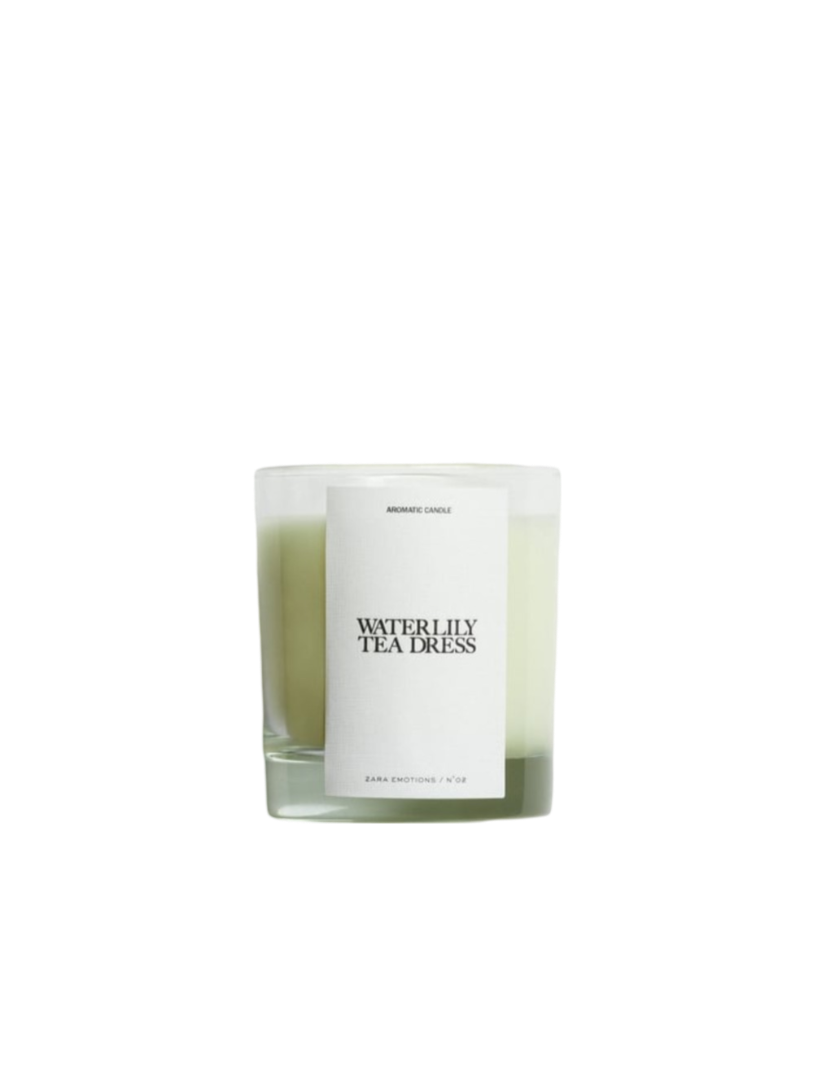 WATERLILY TEA DRESS SCENTED CANDLE 200G