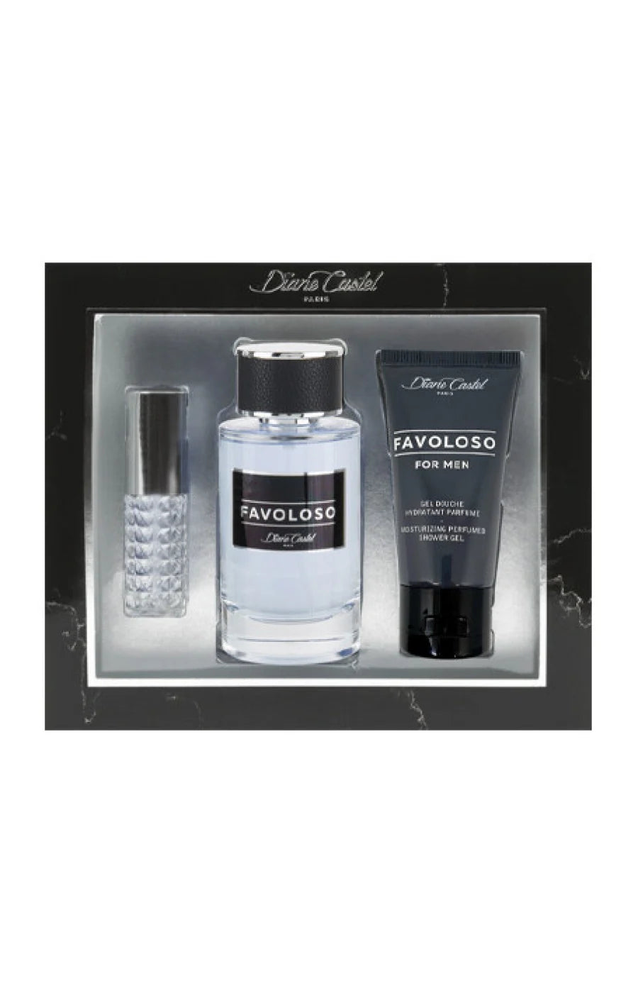 Coffret Favoloso Eau de parfum - Floral fruité - Homme - 3 produits Diane Castel