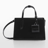 Small shopper bag saffiano Antia - black