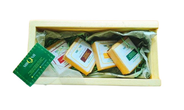 Box Cosmétique Saint-Valentin Savons Naturels Mbonji Cosmetics