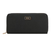 Sofia zipped wallet - black