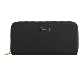 Sofia zipped wallet - black