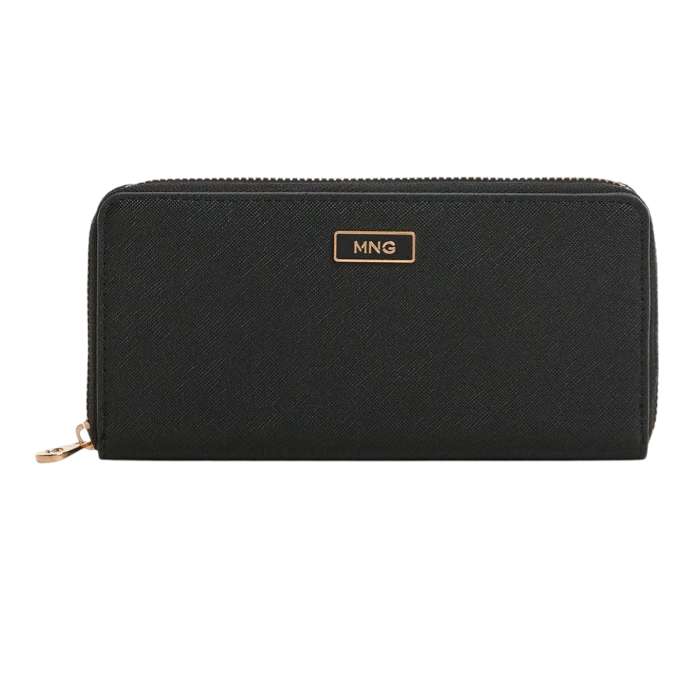 Sofia zipped wallet - black